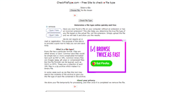 Desktop Screenshot of checkfiletype.com