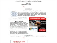 Tablet Screenshot of checkfiletype.com